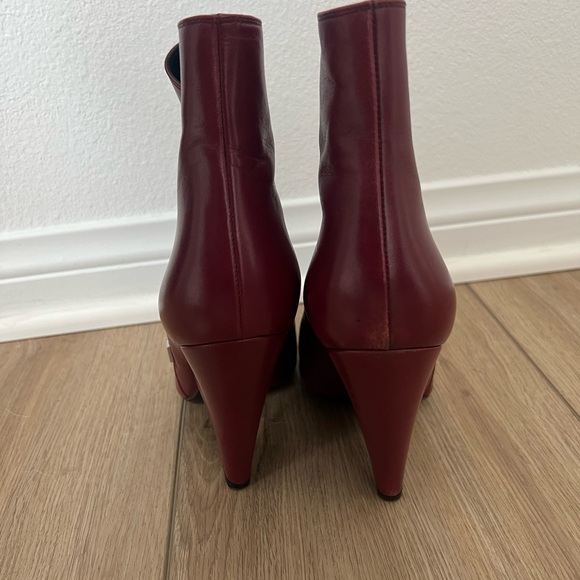 YSL - Saint Laurent Red Boots - Picture 7 of 14